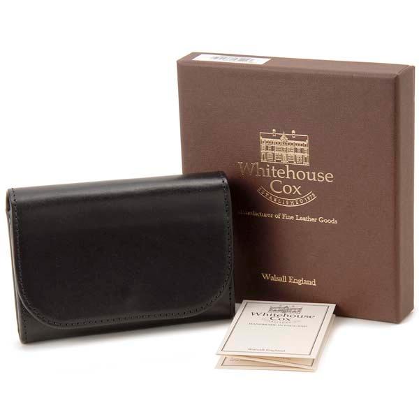 【美品】ホワイトハウスコックス　コインケース　ブラック WHITEHOUSE COX SMALL COIN PURSE ホワイトハウスコックス
