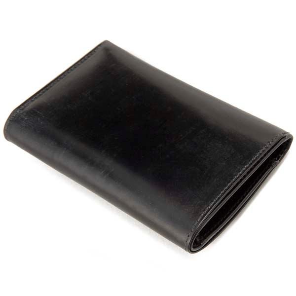 Whitehouse Cox ブラック三つ折り財布　ブライドルレザー(箱無し) Whitehouse Cox（ホワイトハウスコックス） 三つ折り財布 ブラック