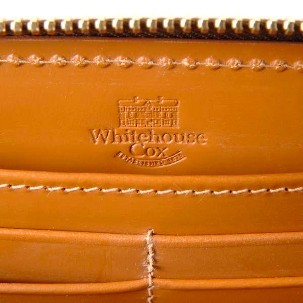ホワイトハウスコックス Whitehouse Cox ラウンドファスナー長財布 