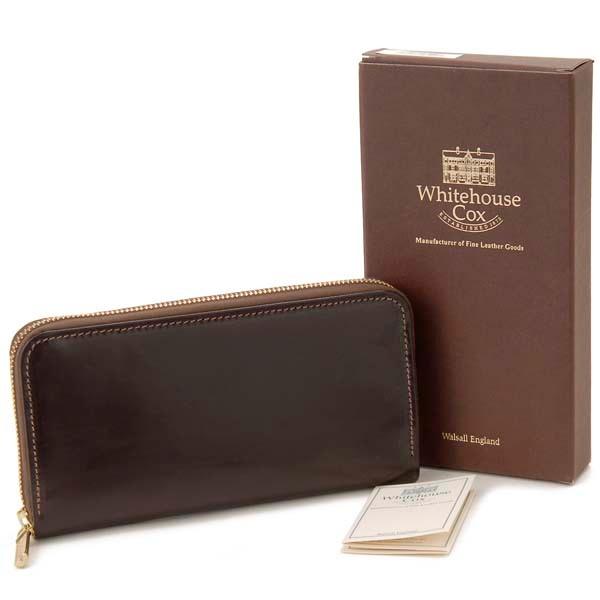 Whitehouse Cox ホワイトハウスコックス ラウンドファスナー長財布  
