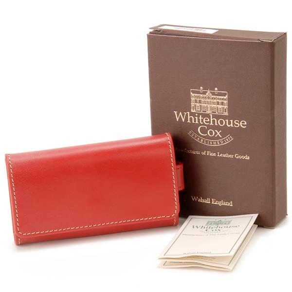 Whitehouse Cox（ホワイトハウスコックス） キーケース レッド S9692