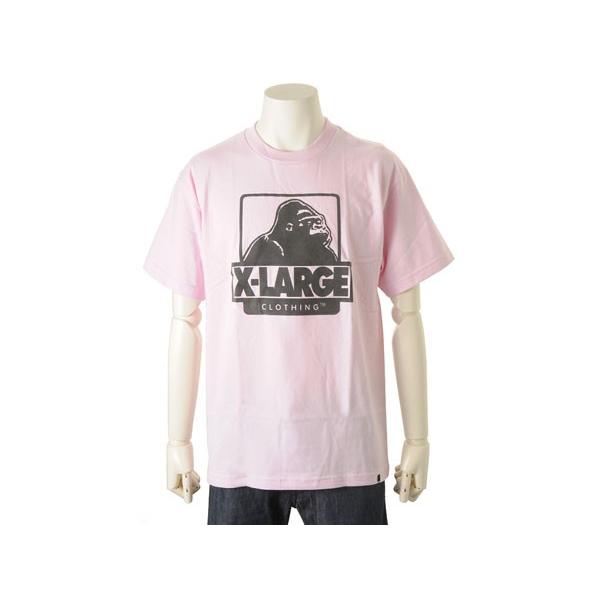 エクストララージ XLARGE Tシャツ (S) 半袖 M16C1801 OG LOGO SS ピンク｜s-select