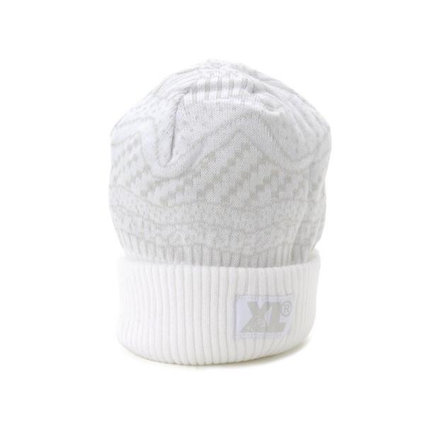 エクストララージ XLARGE ニット帽 M16C9203 SPOT BEANIE ホワイト｜s-select