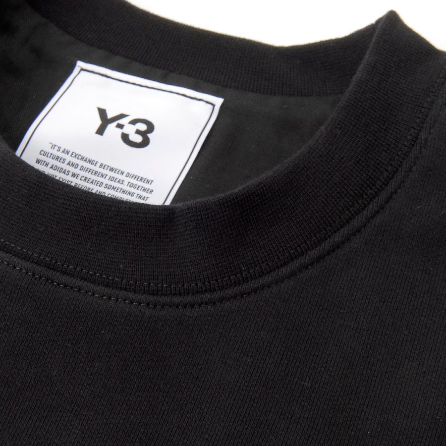 Y-3 ワイスリー トレーナー メンズ FN3371 BLACK バックロゴ Y-3 ワイスリー トレーナー メンズ FN3371 BLACK バックロゴ