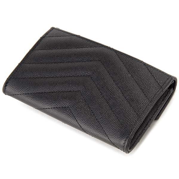 ボーナスストアPlus10％対象店 サンローランパリ SAINT LAURENT PARIS 財布 レディース ブラック 黒 414404 BOW01 1000 ミニウォレットの画像