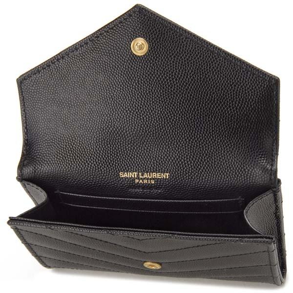 ボーナスストアPlus10％対象店 サンローランパリ SAINT LAURENT PARIS 財布 レディース ブラック 黒 414404 BOW01 1000 ミニウォレットの画像