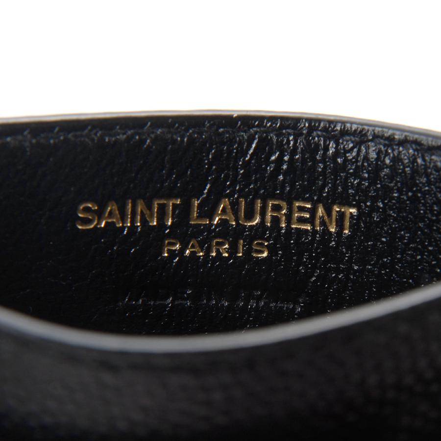 SAINT LAURENT サンローラン カードケース レディース ブラック SAINT LAURENT サンローラン カードケース レディース ブラック
