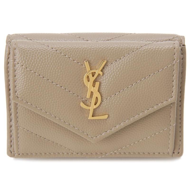 Yves Saint Laurent サンローラン パリ SAINT LAURENT 三つ折り Yves Saint Laurent サンローラン パリ SAINT LAURENT 三つ折り