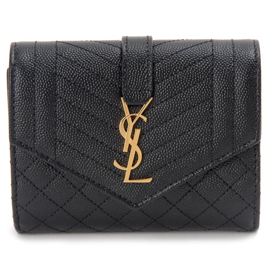 SAINT LAURENT サンローラン 三つ折り財布 レディース 651028 SAINT LAURENT サンローラン 三つ折り財布 レディース 651028