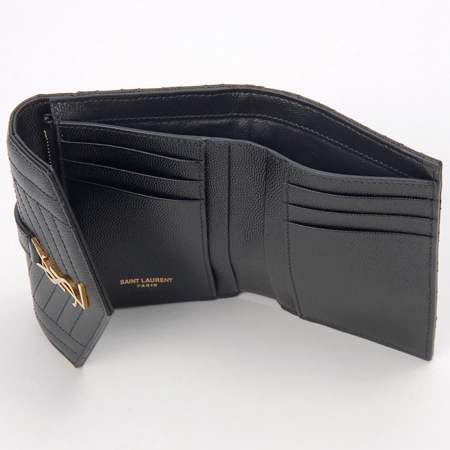 SAINT LAURENT サンローラン 三つ折り財布 レディース 651028 BOW91