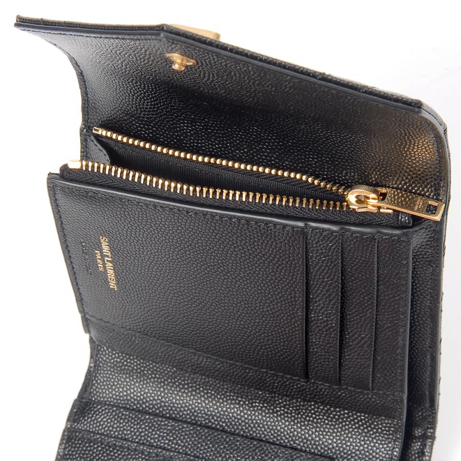 SAINT LAURENT サンローラン 三つ折り財布 レディース 651028 BOW91