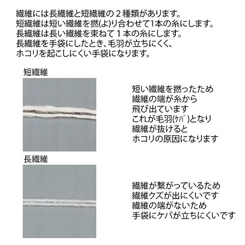 SG-819 ケバレス 12双組 ホコリ、ケバが立ちにくい手袋 ナイロン製長