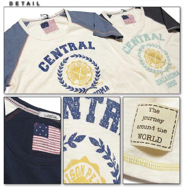 セールワードトローブwordtrobeレディースカレッジテイストプリント半袖ラグランTシャツ手作り感・リメイク感・クラフト感がコンセプト彡ワードトロ |  | 03