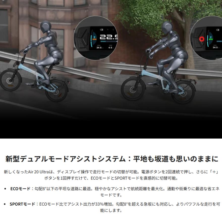 7/29〜2万円OFF＆バスケットorサドルカバー特典 ADO Air 20 Ultra