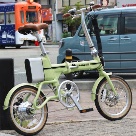 型式認定取得 tabico mini モバイルバッテリーにもなる折りたたみ電動