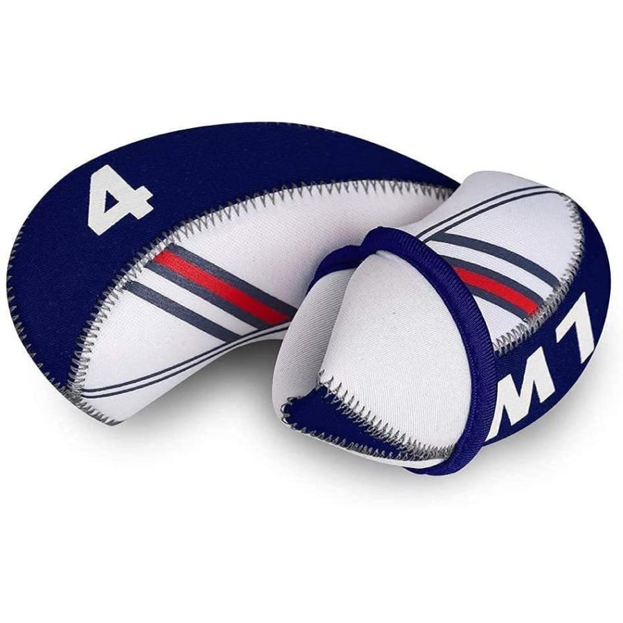 ヘッドカバー アイアンカバー ゴルフクラブ カバー 番手 セットネオプレーン製 |  | 03