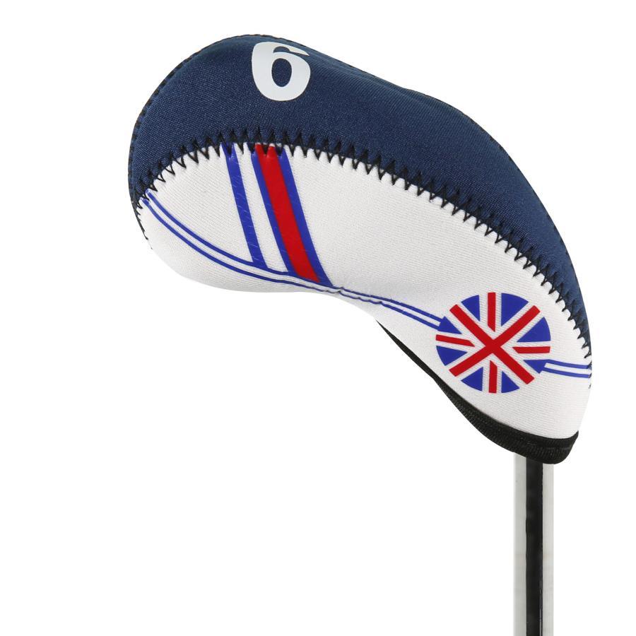 ヘッドカバー アイアンカバー ゴルフクラブ カバー 番手 セットネオプレーン製 |  | 04