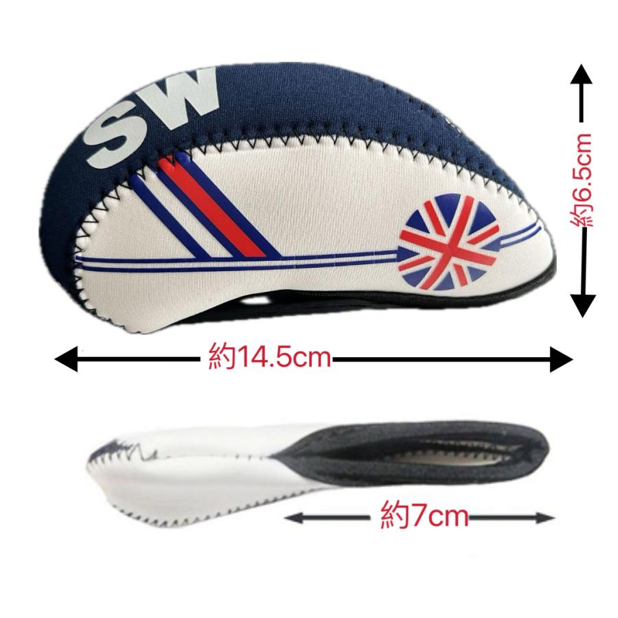 ヘッドカバー アイアンカバー ゴルフクラブ カバー 番手 セットネオプレーン製 |  | 05