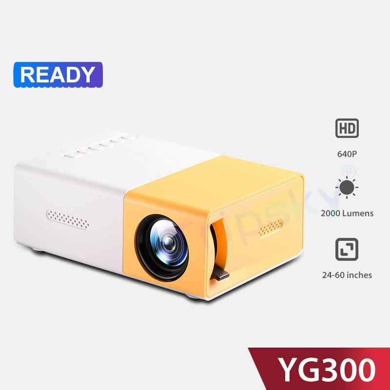 YG300 家庭用ミニプロジェクターポータブル Led Androidミニプロジェクター hp ミニホームシアター 1080P HDMI TV 高解像ミニプロジェクター｜s-style3104｜02