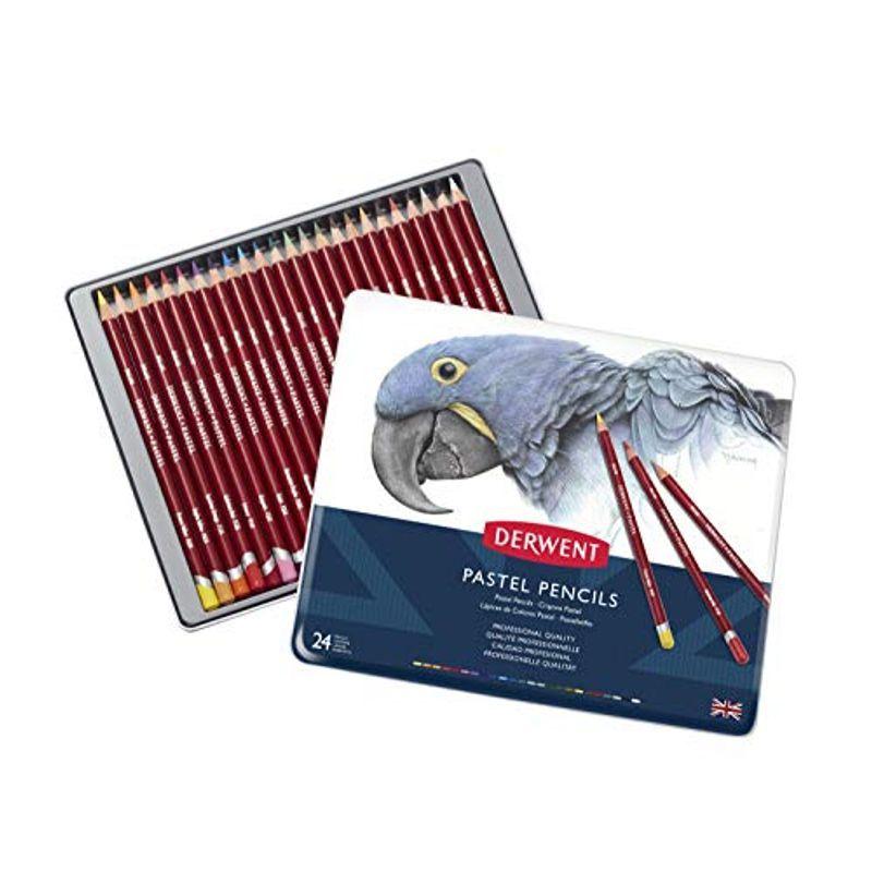 超特価激安 ダーウェント 色鉛筆 32992 24色セット パステルペンシル 鉛筆削り、電動鉛筆削り