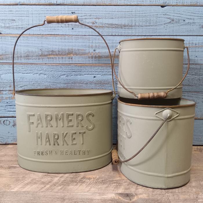 ガーデニング 雑貨 ブリキポット 植木鉢 鉢 鉢カバー プランター