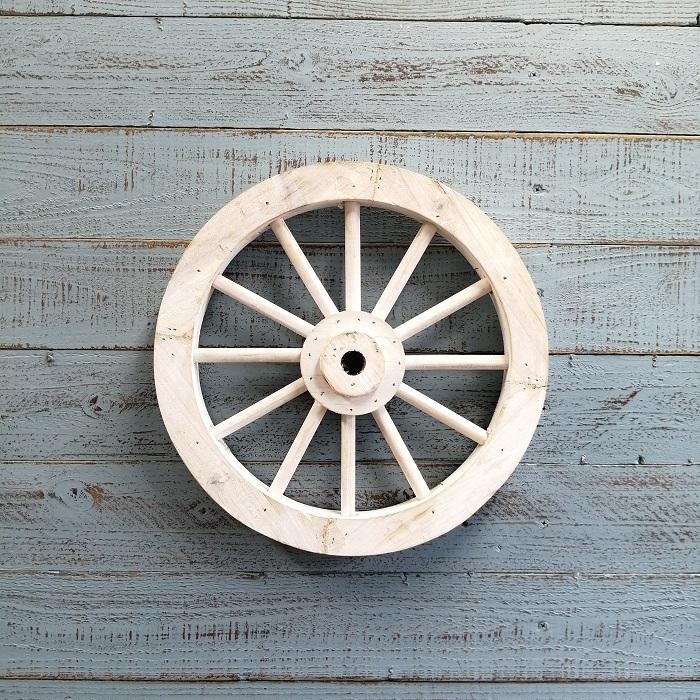 木製アンティークガーデンホイール車輪70cm