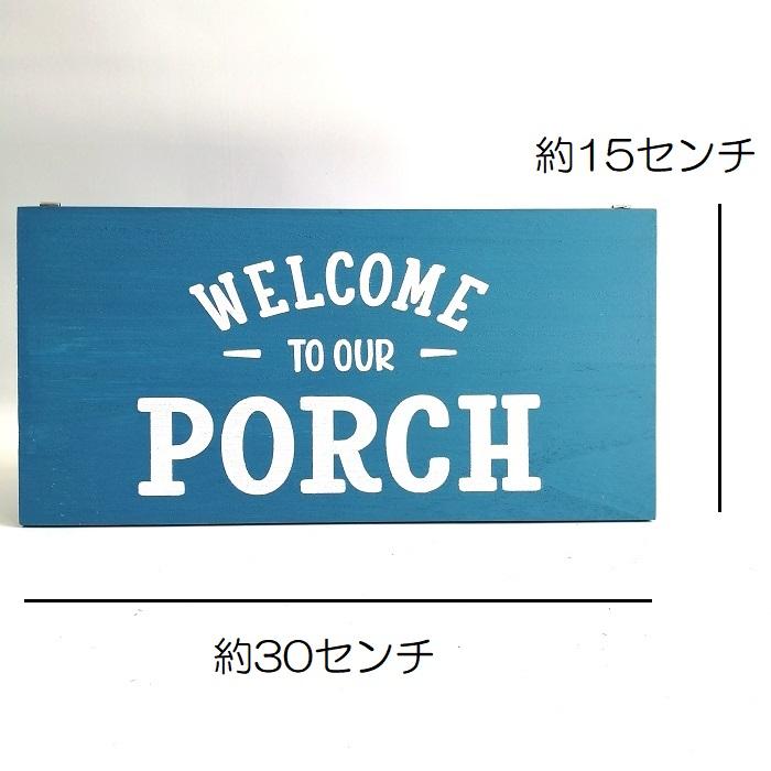 ガーデニング 雑貨 サインプレート サインボード プレート 看板 おしゃれ かわいい アンティーク WELCOME PORCH プレート TB-27-POST｜s-toolbox｜02