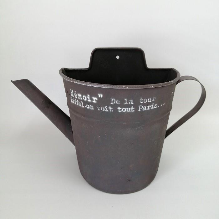 ガーデニング雑貨 センプリチェジョーロbk Yz Un932 鉢 プランター ブリキ ポット バケツ 鉢カバー 99 Off