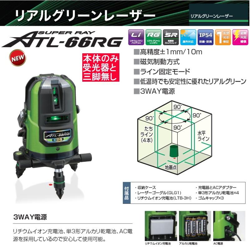 ムラテックKDS高輝度リアルグリーンレーザー墨出し器 ATL-66RG 5 ムラテックKDS高輝度リアルグリーンレーザー墨出し器 ATL-66RG 5