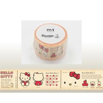 カモ井加工紙 mtマスキングテープ mt×サンリオ 図鑑・ハロー