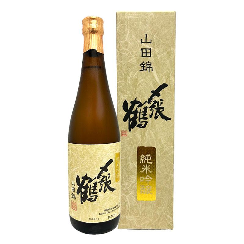 〆張鶴 純米吟醸 山田錦 720ml 箱入 四合瓶 日本酒 清酒 新潟 宮尾酒造