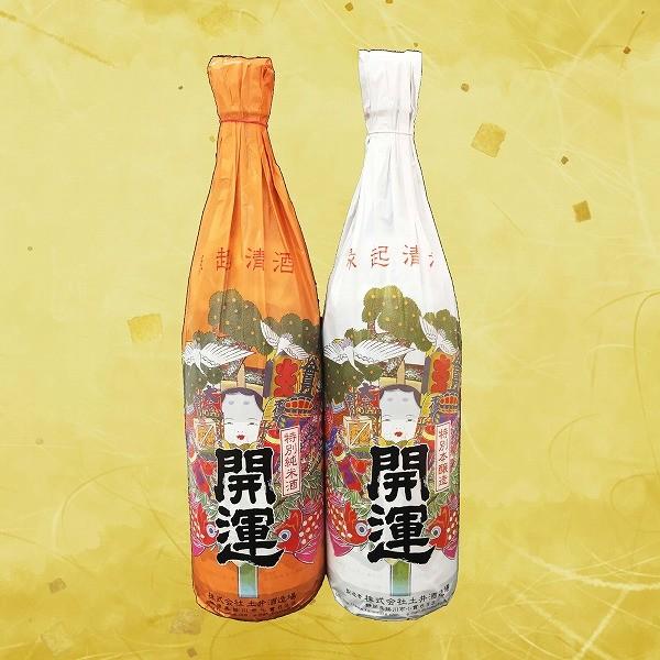 奉献酒 奉納酒 ２本縛りセット 開運 紅白 1 8l ２本 上棟のし付 日本酒 清酒 1800ml 一升瓶 かいうん Kn449 長左ヱ門商店 Yahoo 店 通販 Yahoo ショッピング