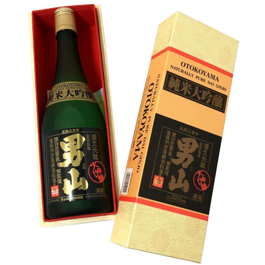 男山 純米大吟醸 箱入り 男山 純米大吟醸 720ml 箱入 取寄せ 名 日本酒/清酒 四合瓶 北海道