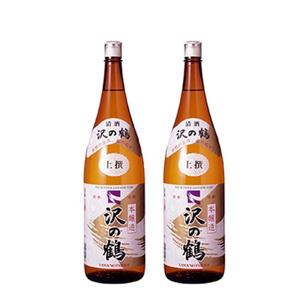 奉献酒・奉納酒 2本縛りセット 沢の鶴 1.8L×2本 奉献のし付 日本酒 