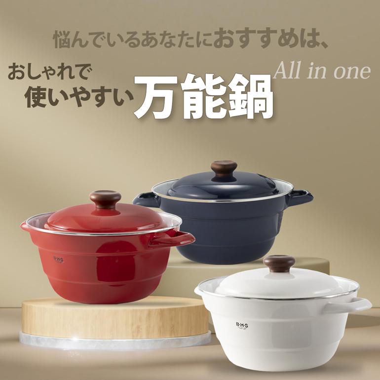 富士ホーロー 天ぷら鍋 両手鍋 多機能 オールインワン 27cm スノコ付き