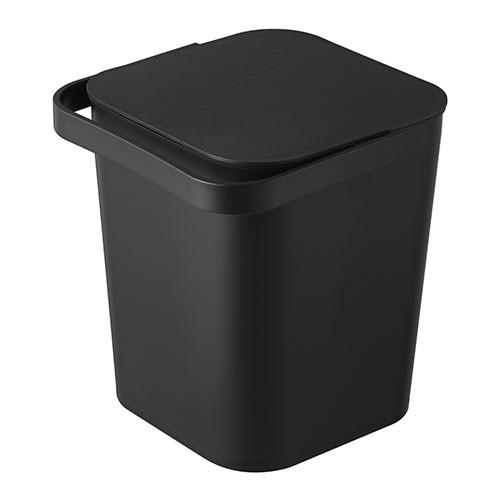 山崎実業 バケツ おしゃれ 蓋付き タワー 12L 収納ボックス