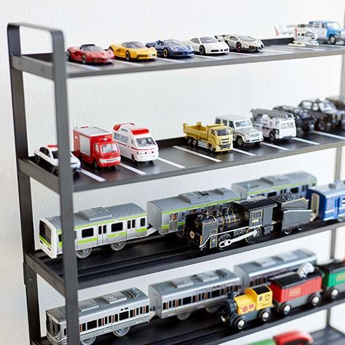 ミニカー 収納 ミニカー&レールトイラック タワー おもちゃ