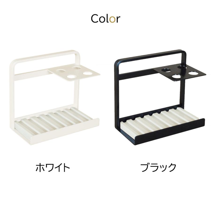 歯ブラシスタンド ドライトレイ付 珪藻土付き 水滴 歯ブラシホルダー 歯ブラシ立て 歯ブラシ入れ COLLEND｜s-zakka-show｜09