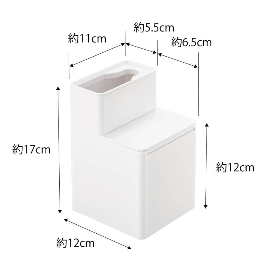 山崎実業 tower 替えブラシ収納付き 流せるトイレブラシ スタンド タワー トイレブラシ トイレ用品 トイレ収納｜s-zakka-show｜10