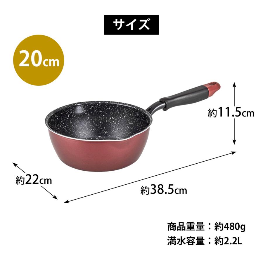 和平フレイズ フライパン 深型 20cm ガス IH 対応 深い 軽量 軽い
