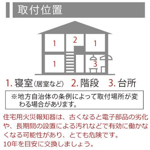 火災報知器 煙 まもるくん 煙タイプ 住宅用火災報知器 能美防災｜s-zakka-show｜02