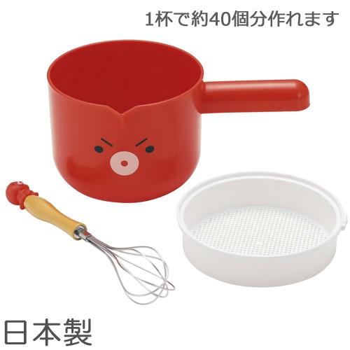 ひよこのタコ焼き？！タコさん付き♡ 貝印 たこ焼きグッズ タコやん 混ぜて注げる粉つぎボウル : 生活雑貨