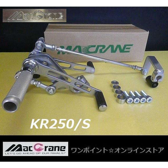 ☆マッククレーン☆KR250/S☆バックステップ☆ : ワンポイント