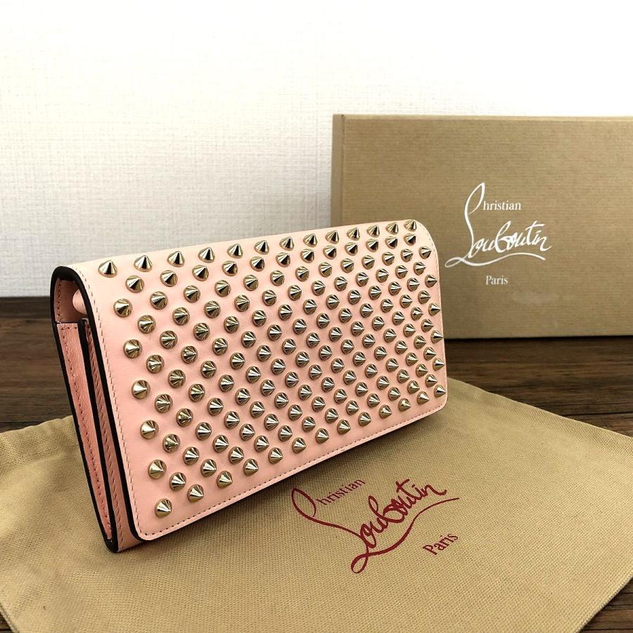 Christian Louboutin 送料込み！ 極美品 長財布 1165076 ピンク 箱付き  