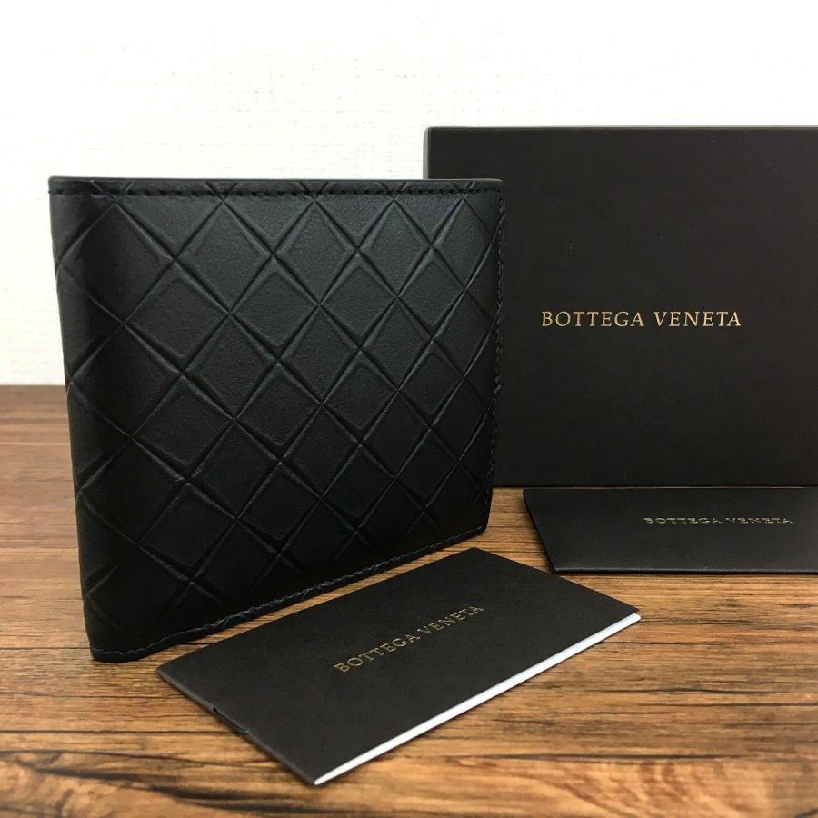 BOTTEGA VENETA 送料込み! 未使用品 二つ折り札入れ ブラック BOTTEGA VENETA 送料込み! 未使用品 二つ折り札入れ ブラック