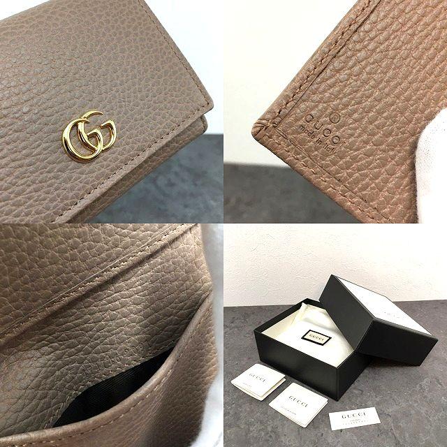 ☆送料無料☆ 未使用品 GUCCI コンパクトウォレット 474746 Wホック財布 箱付き 183｜s21company｜10