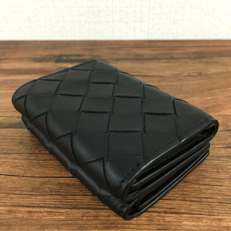 ☆送料無料☆ 美品 BOTTEGA VENETA コンパクトウォレット ブラック