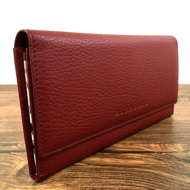 BURBERRY 送料込み! 未使用品 長財布 レッド バーバリー BURBERRY 送料込み! 未使用品 長財布 レッド バーバリー