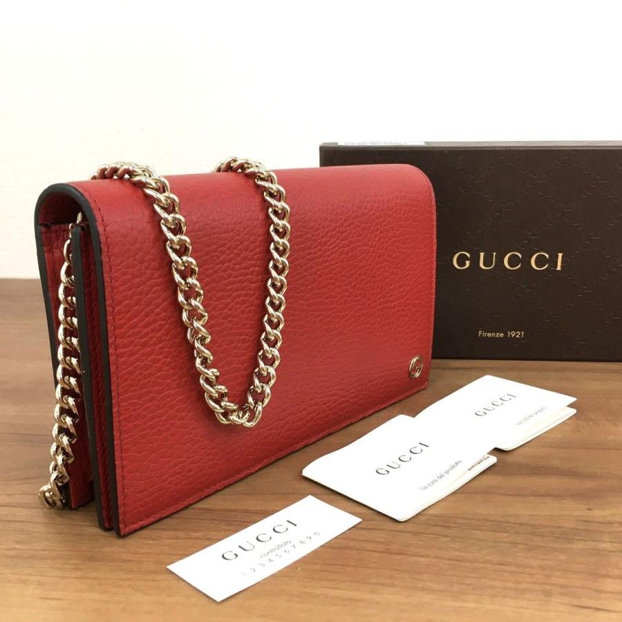 ☆送料無料☆ 未使用品 GUCCI チェーンウォレット 466506 ソーホー 