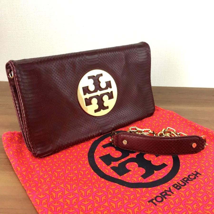 ☆送料無料☆ 極美品 TORY BURCH ショルダーバッグ レザー クラッチ 